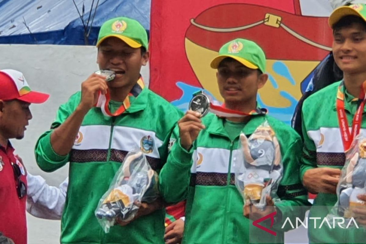 Atlet arung jeram Sumut  binaan Bobby sumbang emas PON Aceh-Sumut