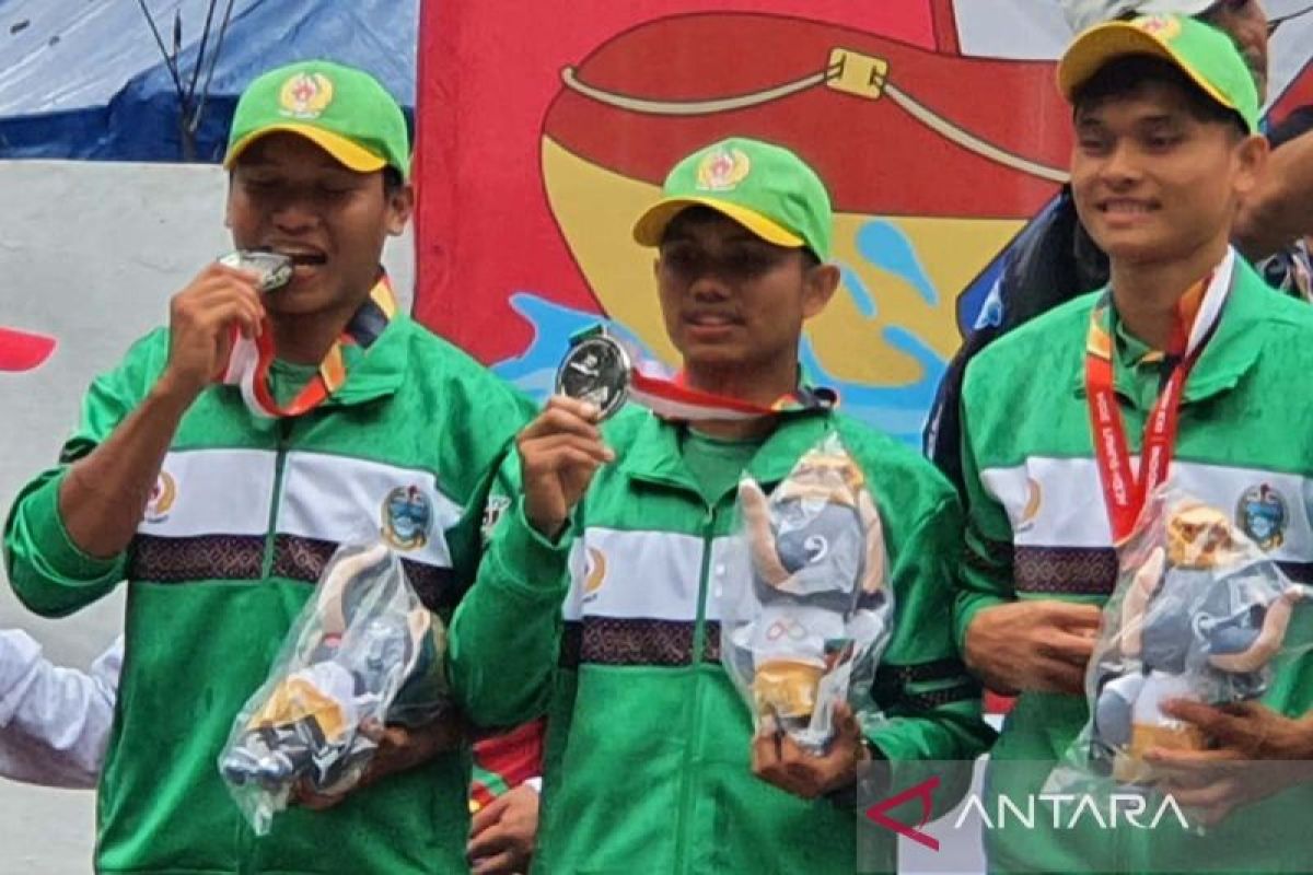 Atlet arung jeram Sumut binaan Bobby sumbang emas PON Aceh