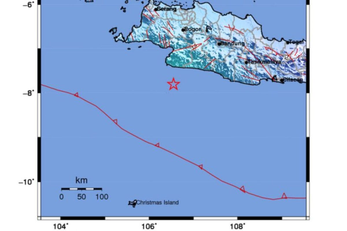 Warga Sukabumi dikejutkan dengan getaran gempa magnitudo 5,3