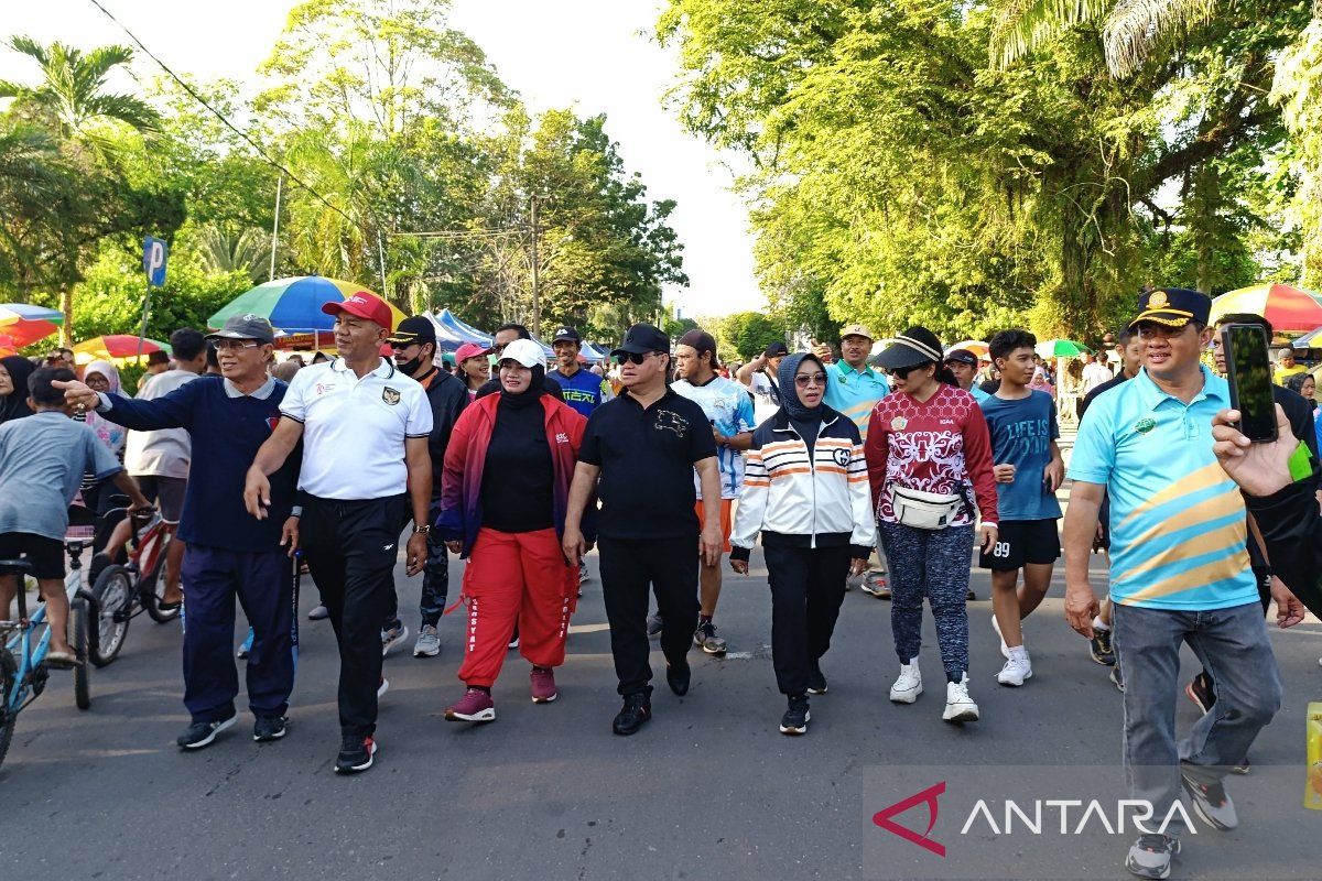 Kembali diaktifkan,CFD Taman Kota Sampit disambut antusias masyarakat