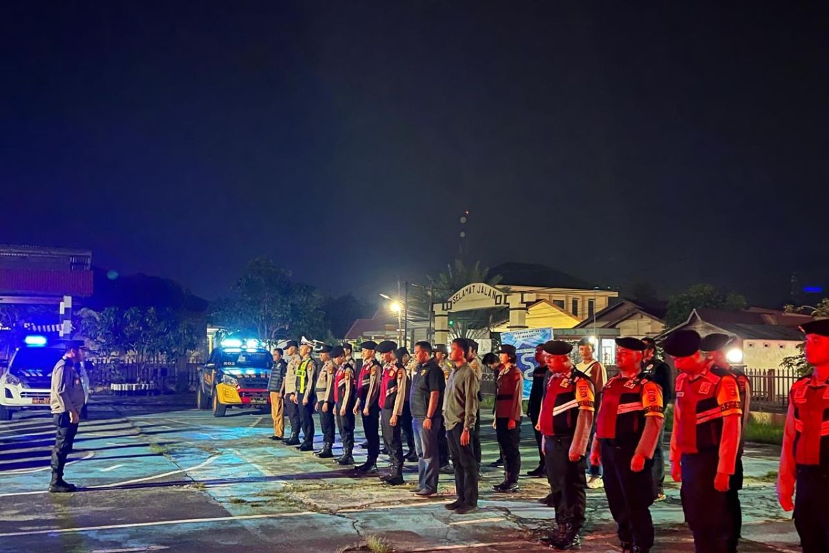 Polres Kepulauan Meranti tingkatkan patroli skala besar jelang pilkada