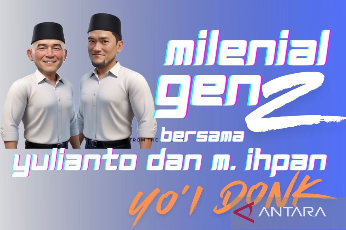 Perjuangkan kepentingan anak muda, dukungan dari milenial GenZ terus mengalir ke Yulianto-M Ihpan