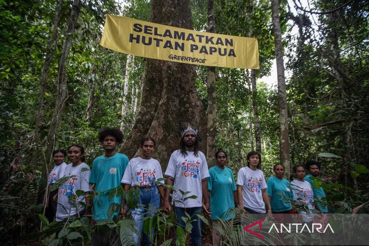 Koalisi anak adat peduli lingkungan serukan perlindungan hutan Papua