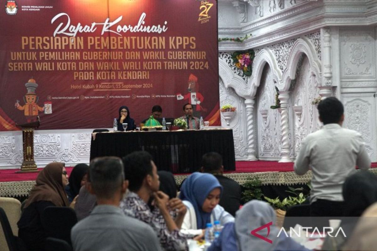 KPU Kendari butuhkan 3.675 anggota KPPS pada Pilkada 2024