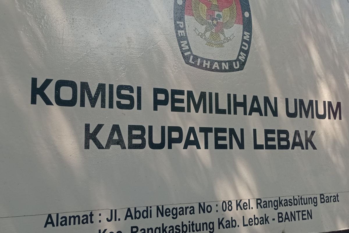 KPU sebut tiga bapaslon bupati Lebak penuhi syarat administratif