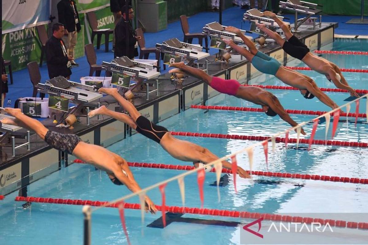 Renang - Jakarta pertajam rekor PON 4x200m gaya bebas estafet putra