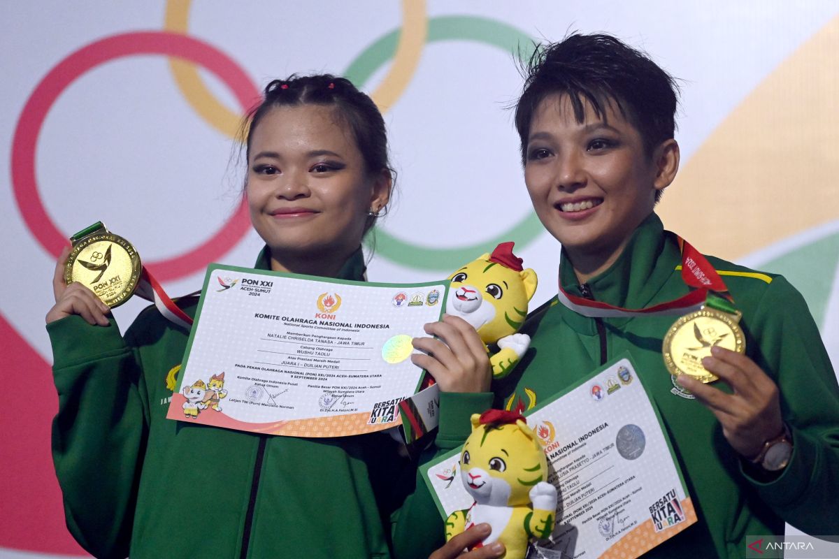 Hasil akhir wushu PON XXI, Jatim, Sumut, Jateng berbagi tujuh emas