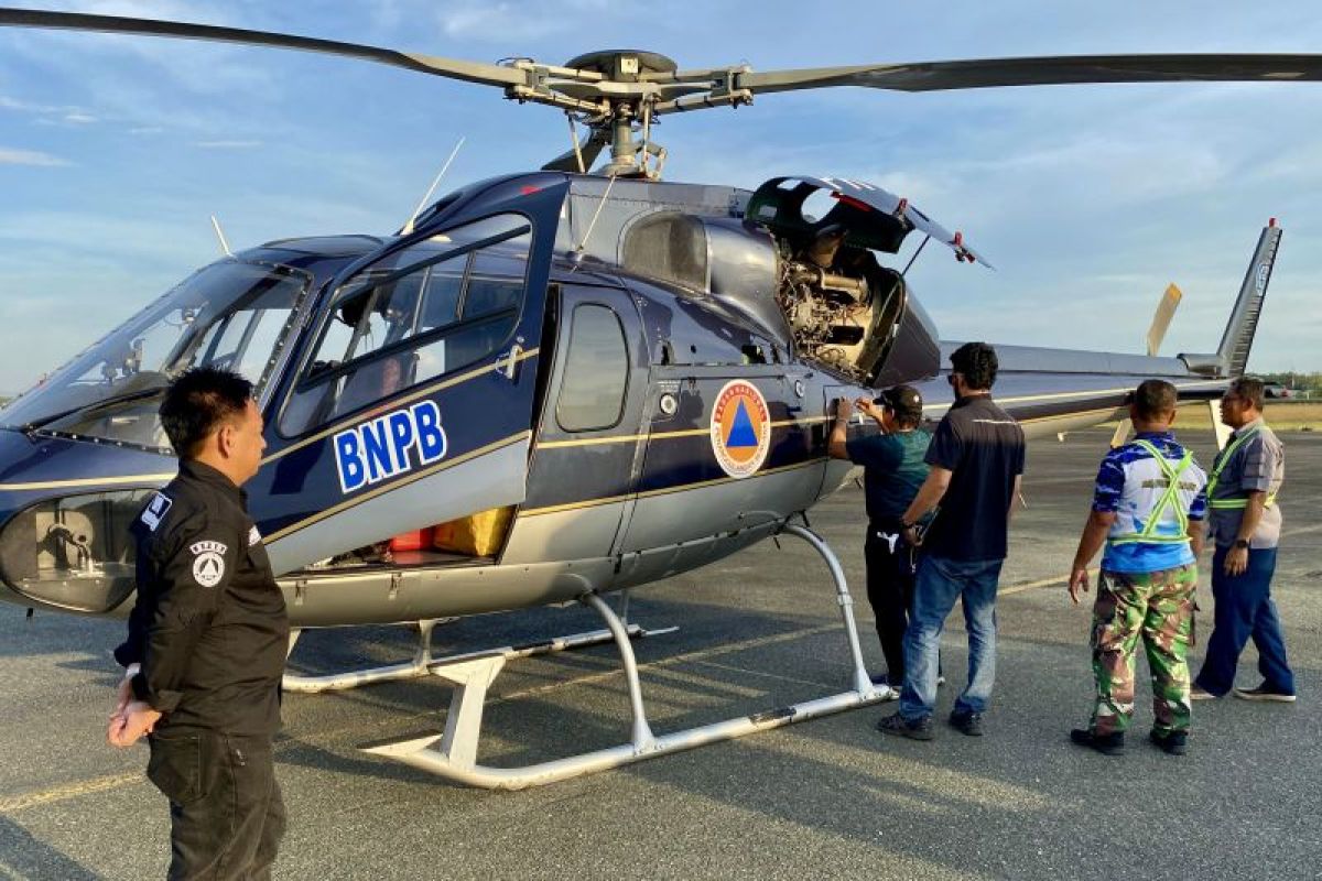 BPBD Kalsel terima empat helikopter dari BNPB untuk tangani karhutla