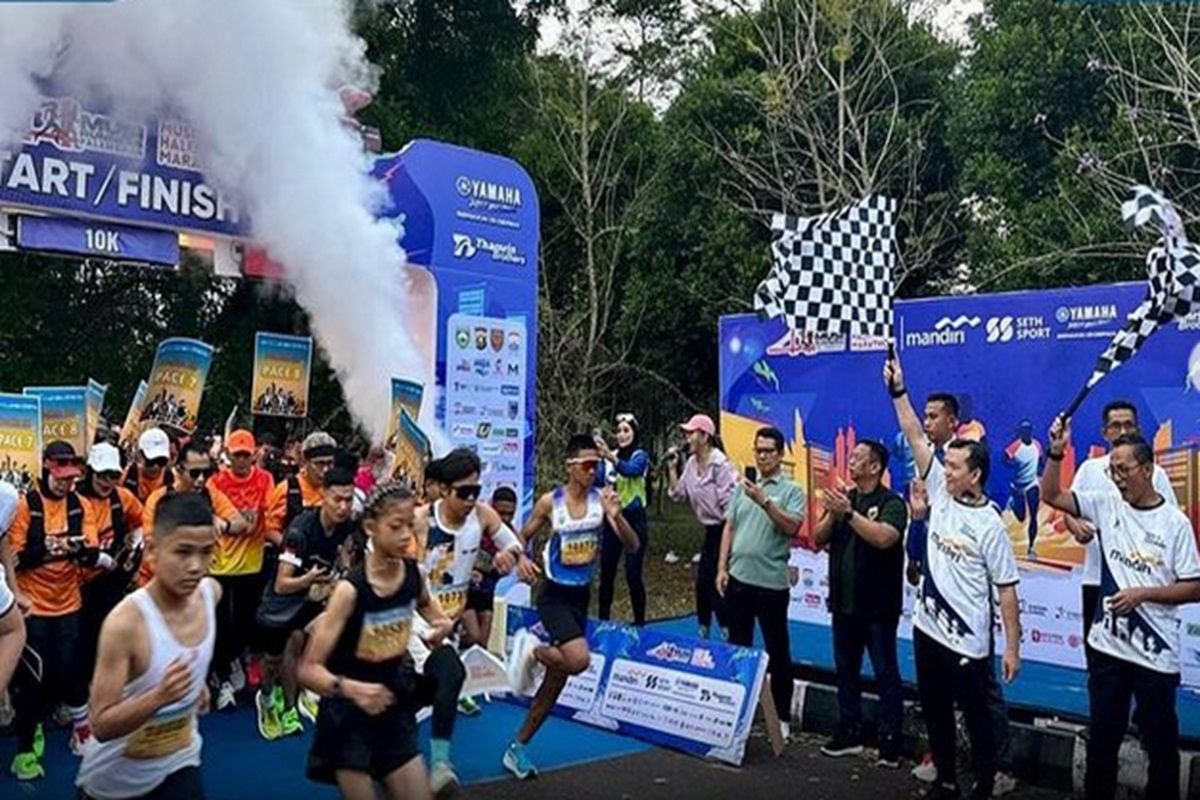 Pj Gubernur Sumsel lepas peserta Musi Half Marathon