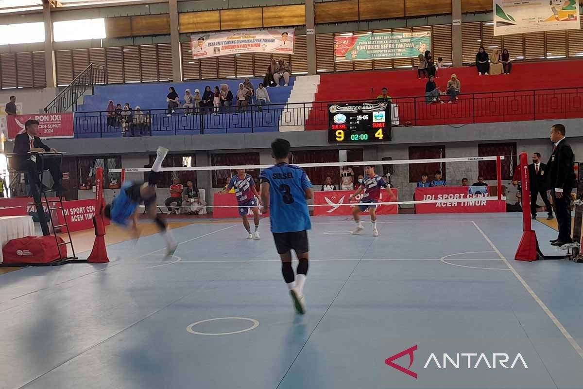 Sepak takraw - Sulsel jumpa Jatim di final nomor tim ganda putra