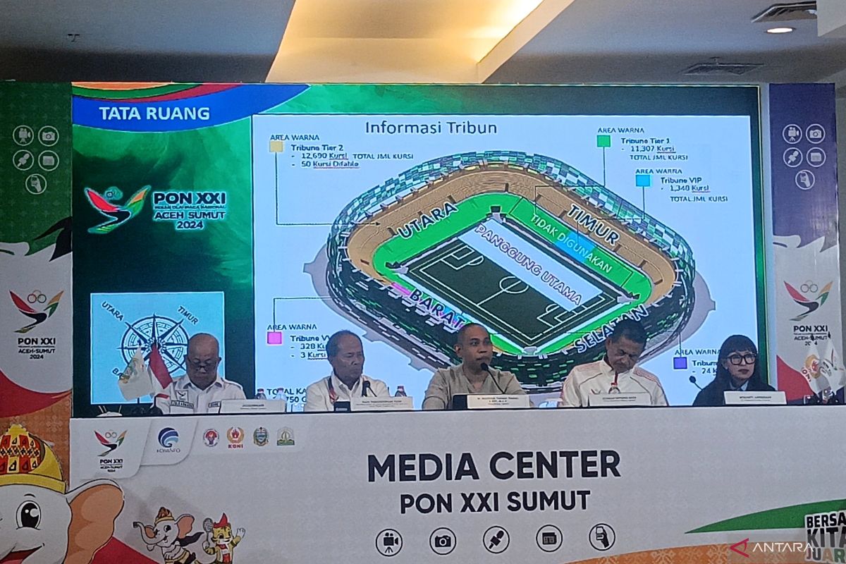 PB PON: Stadion Utama Sumut siap digunakan untuk penutupan PON