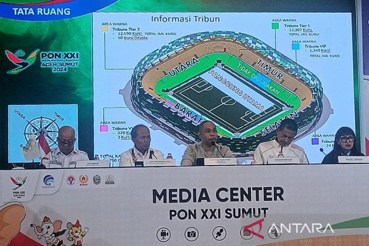 PB PON: Stadion Utama Sumut siap digunakan untuk penutupan PON