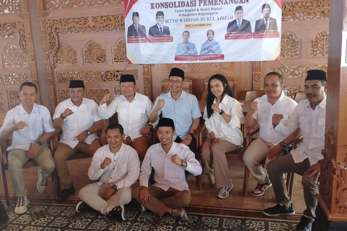 Gerindra Bojonegoro optimistis Wahono-Nurul raup 80 persen suara di Pilkada