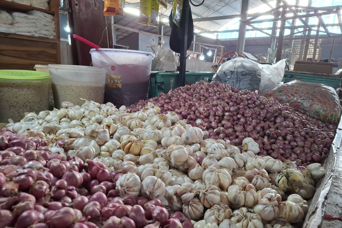 Harga pangan hari ini, bawang putih naik lagi Rp41.470 per kg