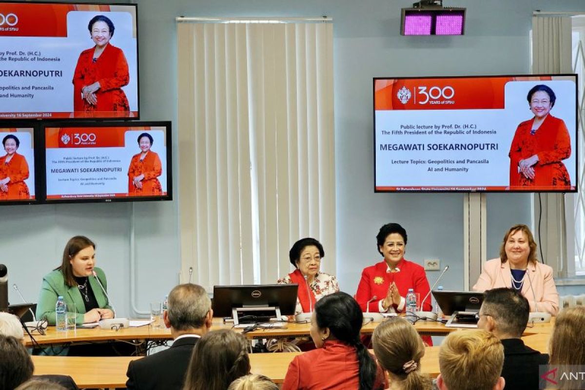 Megawati Soekarnoputri ajak dunia buat hukum internasional atur penggunaan AI