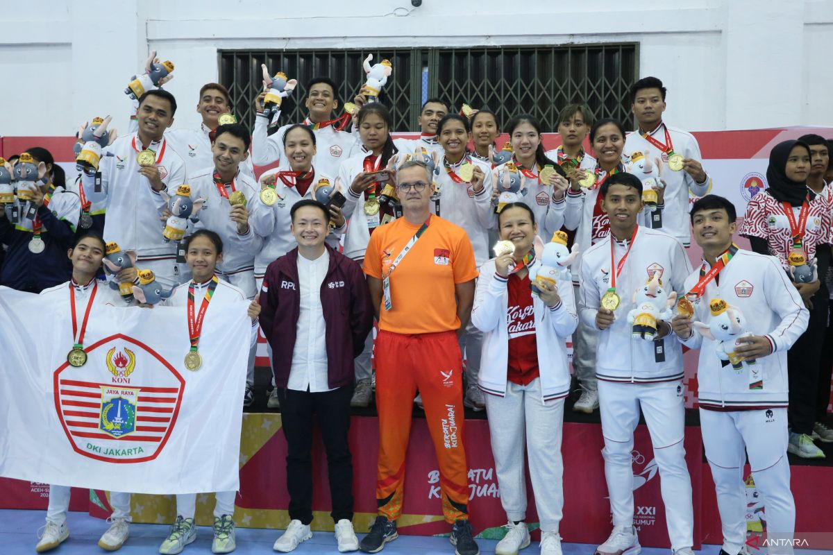 DKI Jakarta tutup pertandingan korfball dengan raih emas nomor K8