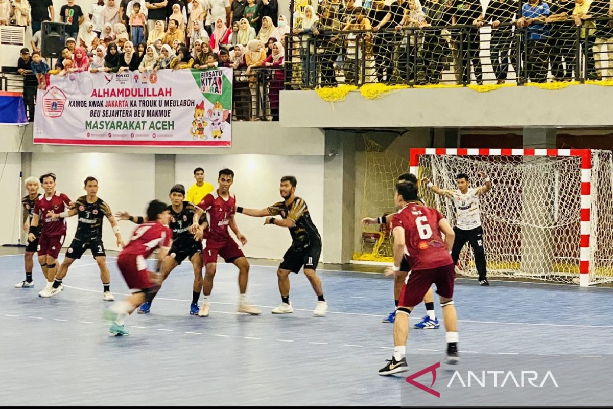 Putra Jakarta kalahkan Jabar di final bola tangan 23-25