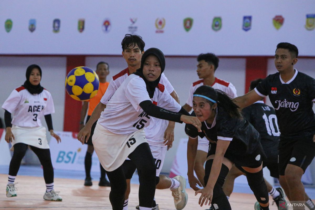 Korfball - Empat tim berebut tiket final nomor lomba terakhir