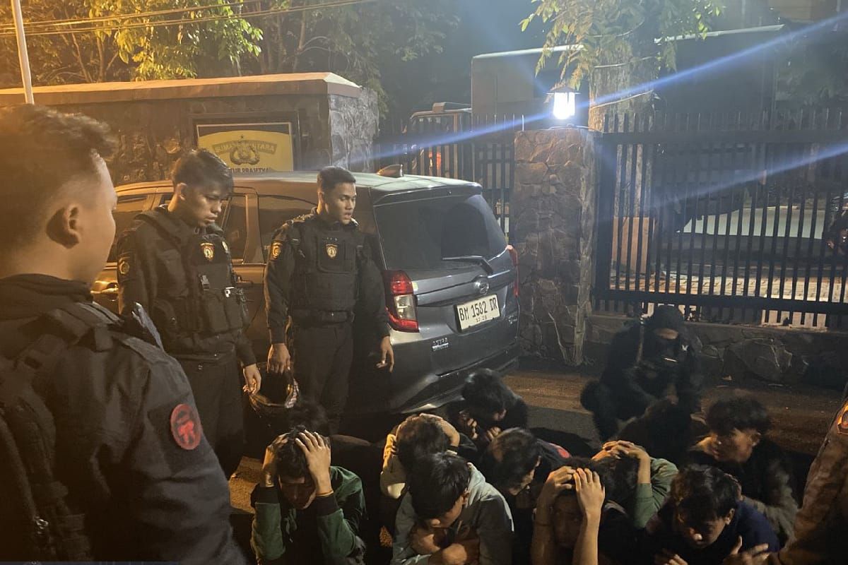 Polda Sumut tangkap  12 anggota geng motor di Kota Medan