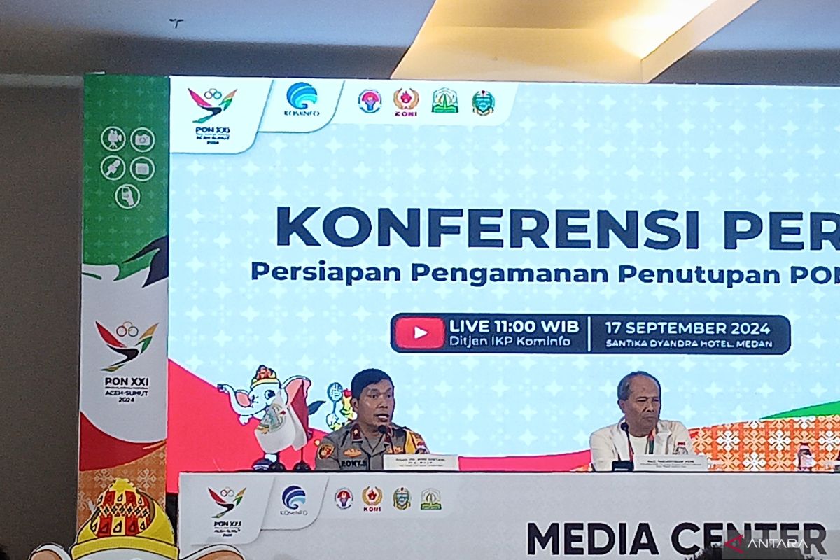 1.123 personel gabungan diturunkan jaga penutupan PON