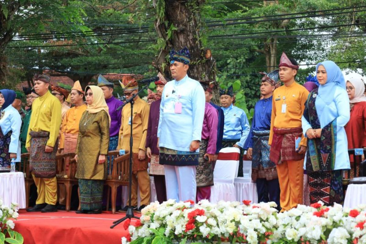 Pj Wako Budi Utama pimpin upacara perdana hari jadi Ke-267 Pangkalpinang