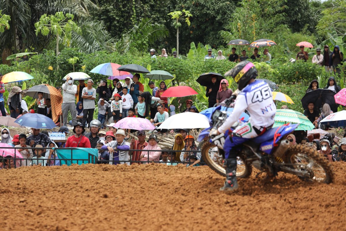 Balap motor - Grasstrack PON 2024 sukses gaet antusias penonton