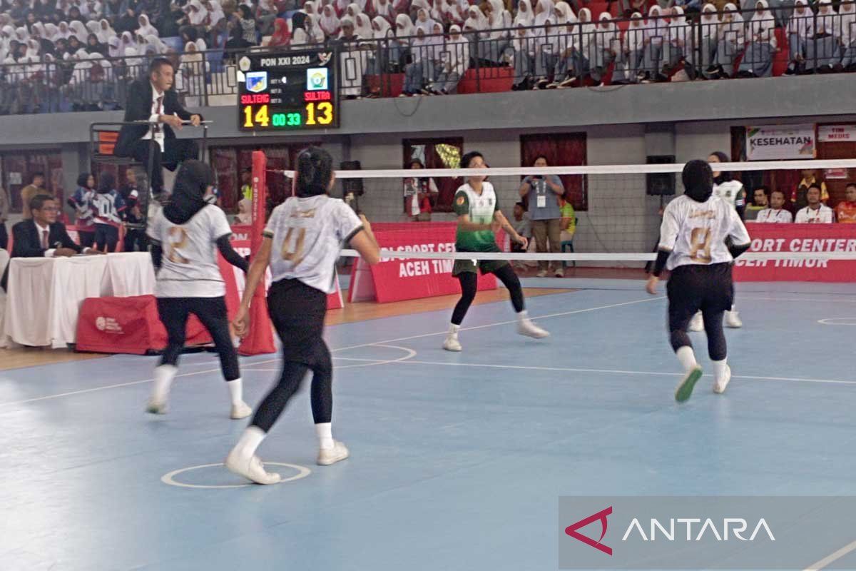 Sepak takraw - Sulteng dan Jambi ke semifinal nomor regu putri