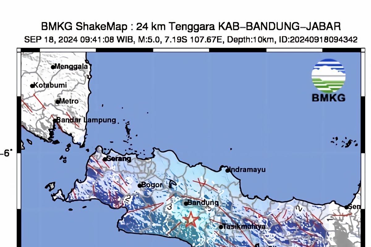 BPBD Bandung terjunkan personel cek kerusakan dampak gempa