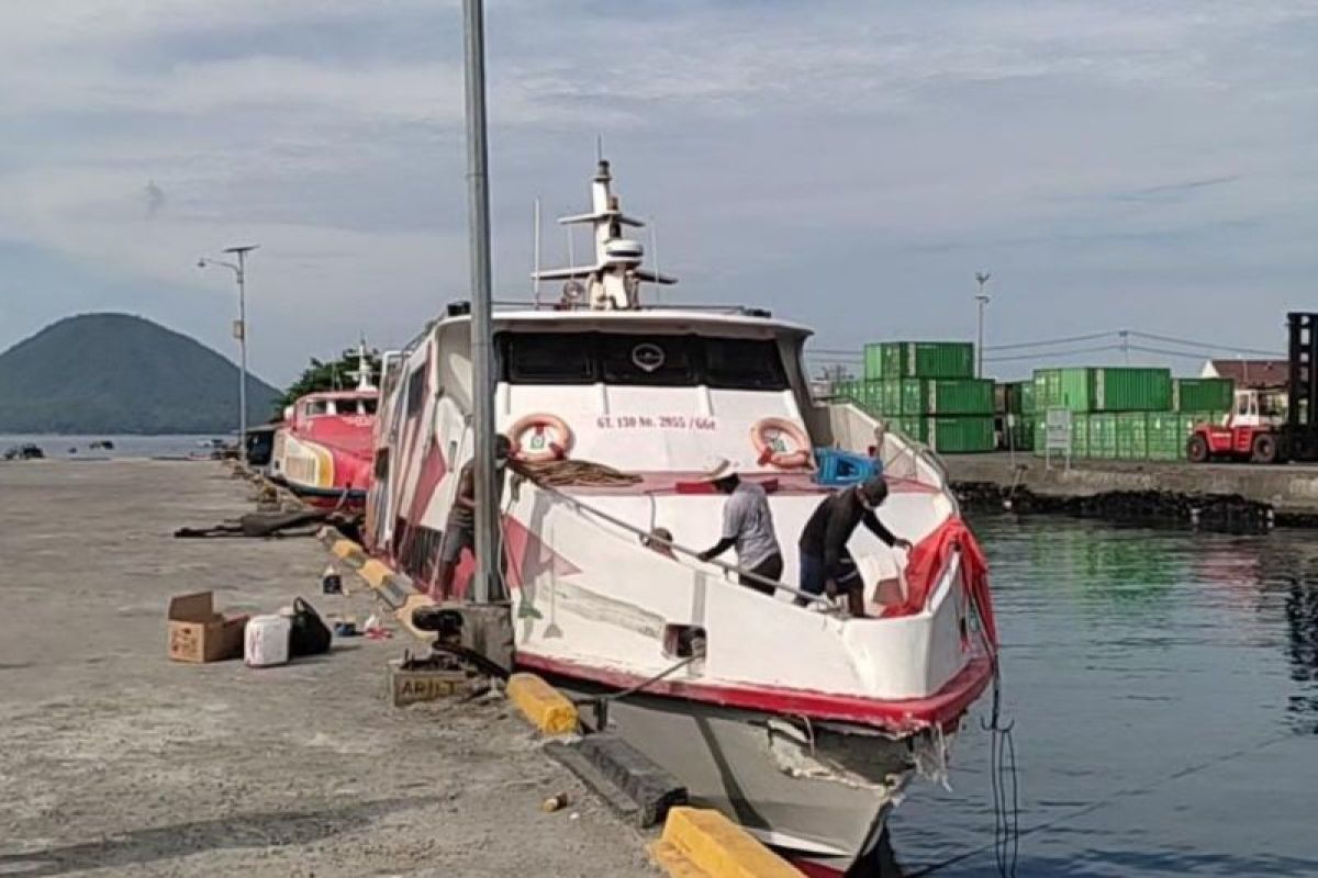 KSOP Klas II Ternate dalami insiden kapal cepat tabrak dermaga Ahmad Yani