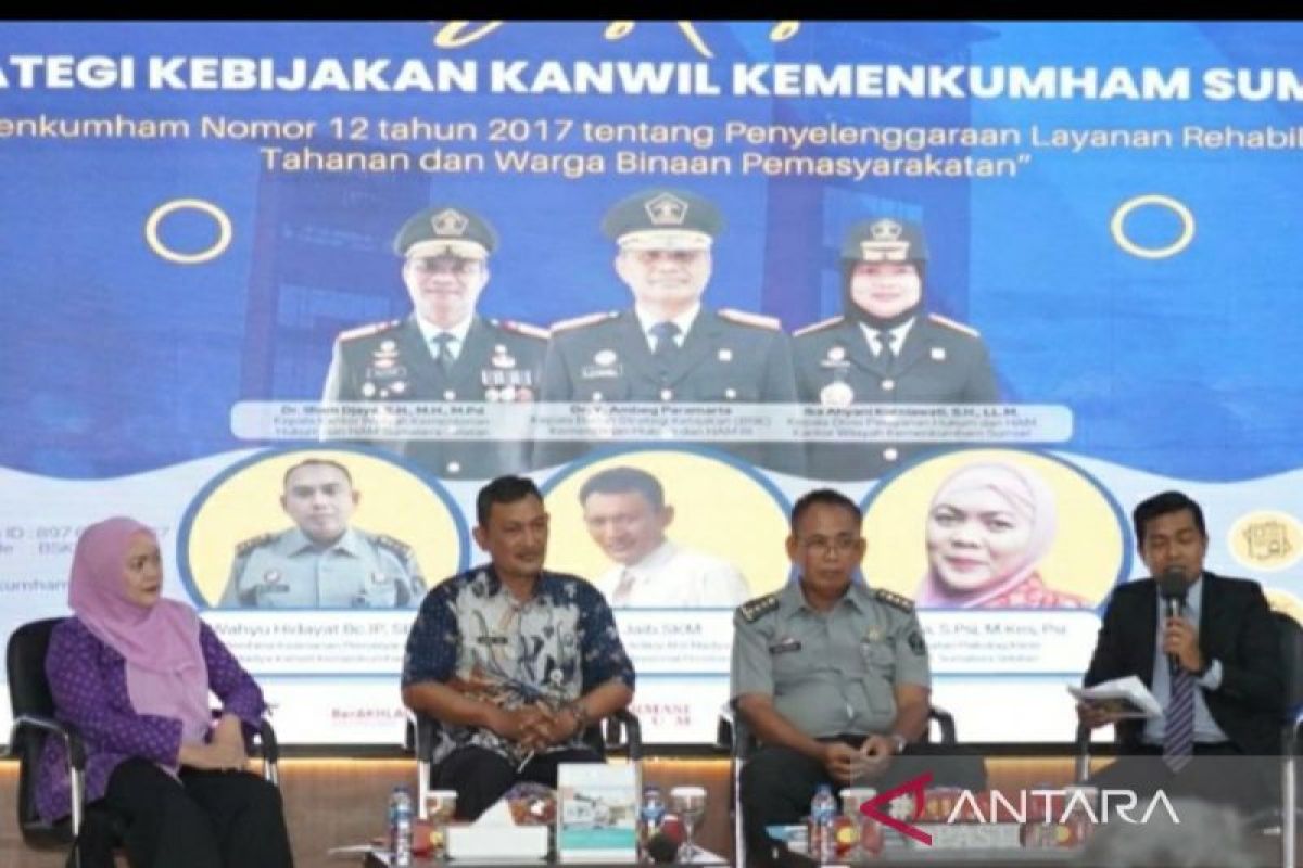 Kemenkumham Sumsel tingkatkan layanan rehabilitasi tahanan dan WBP