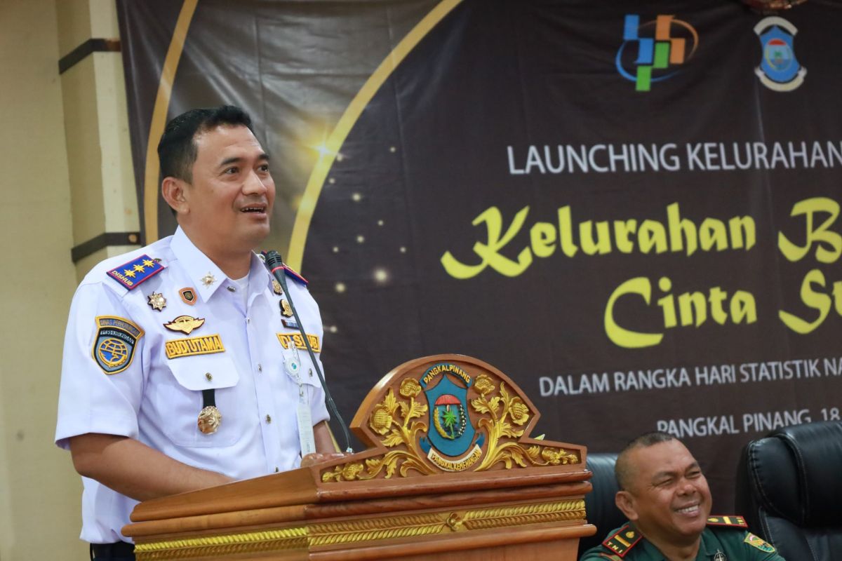 Pj Wako Budi Utama luncurkan Kelurahan Cinta Statistik, Bukit Besar jadi wakil Pangkalpinang di tingkat Nasional