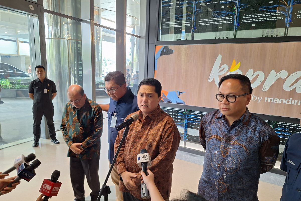 Erick Thohir resmikan kantor IT baru Bank Mandiri