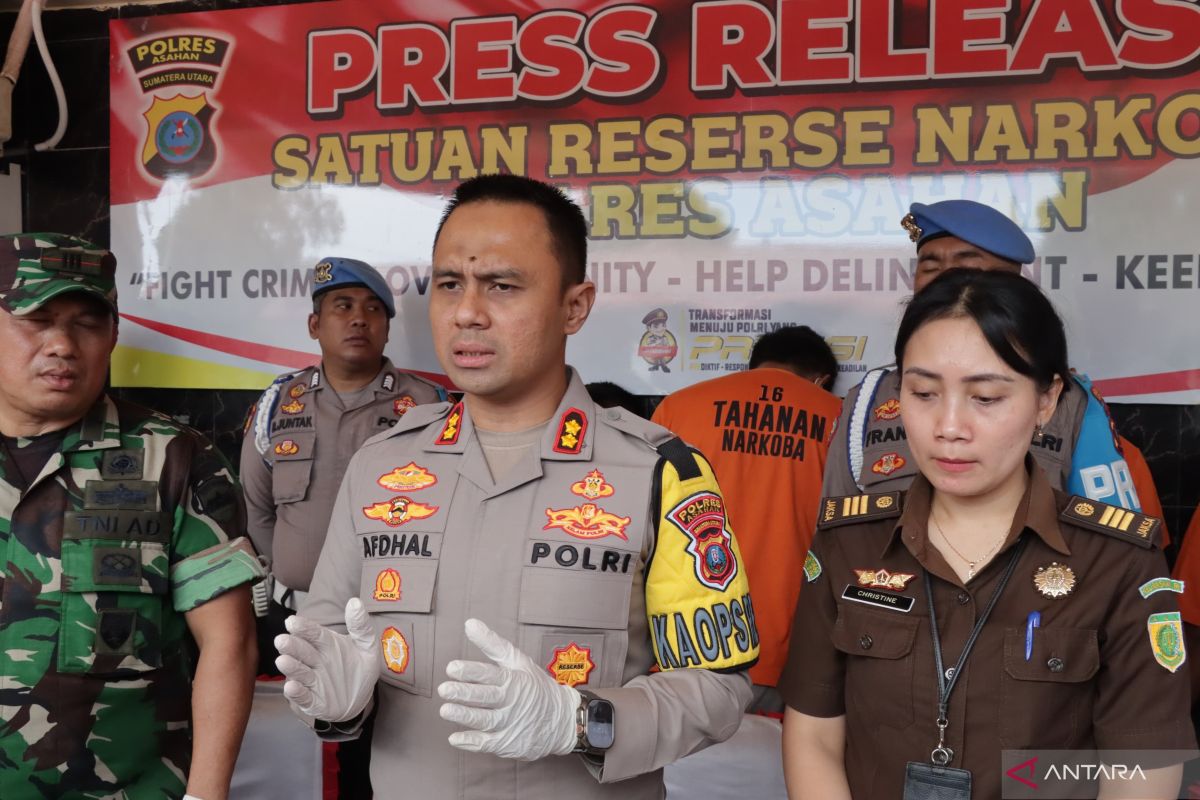 Polres Asahan ungkap modus penyeludupan sabu 8 Kg dalam pelek ban