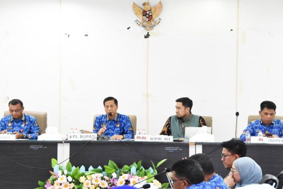 Pemkab Barito Utara dan KPK rakor pemberantasan korupsi