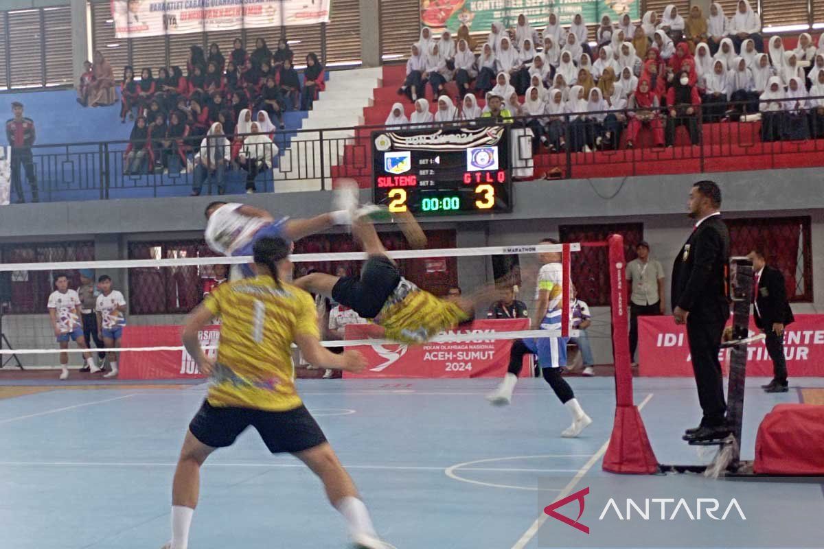 Sepak takraw - Jateng hadapi Gorontalo di final regu putra