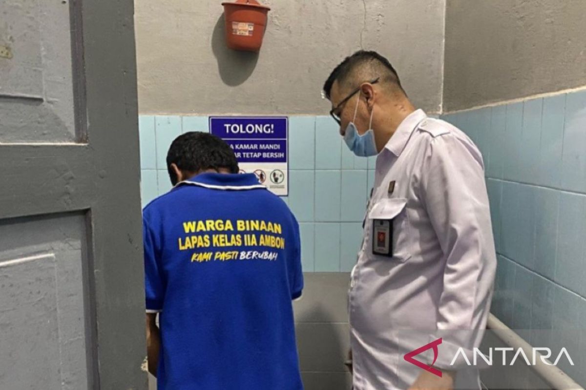 Lapas  Ambon rutin lakukan tes urine WBP antisipasi peredaran narkoba