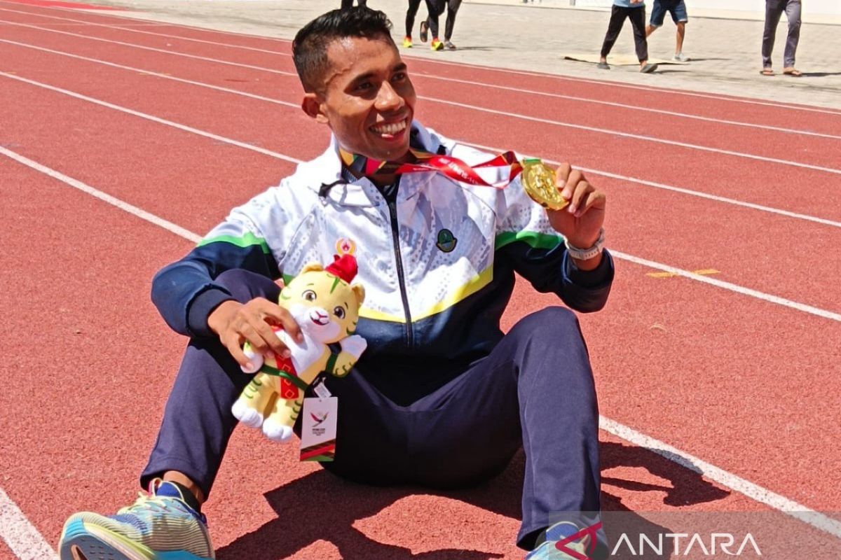 PON XXI: West Java's debutant runner clinches gold medal in marathon