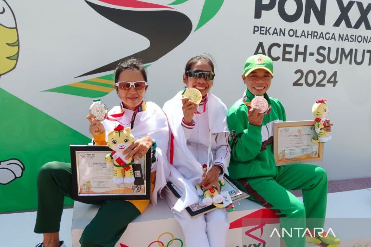 Odekta Elvinas sumbang emas marathon putri untuk DKI Jakarta