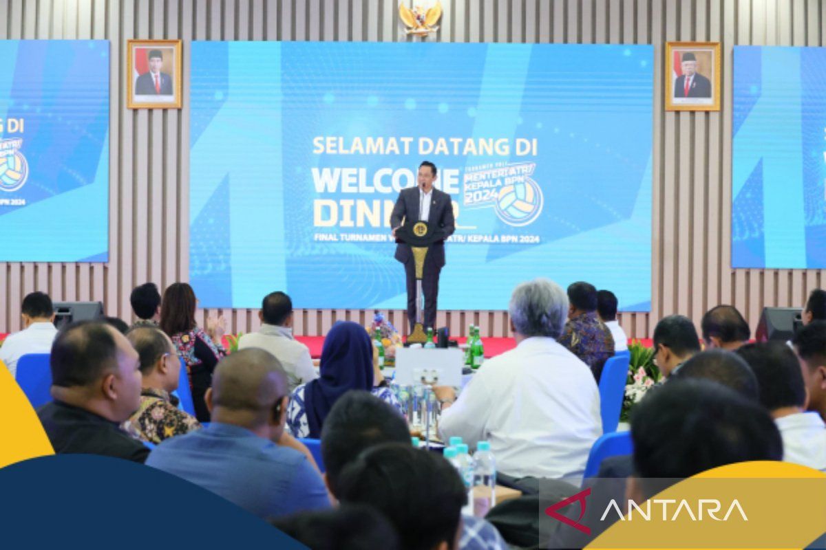 Menteri AHY sambut kontingen final Turnamen Voli Menteri ATR Cup 2024