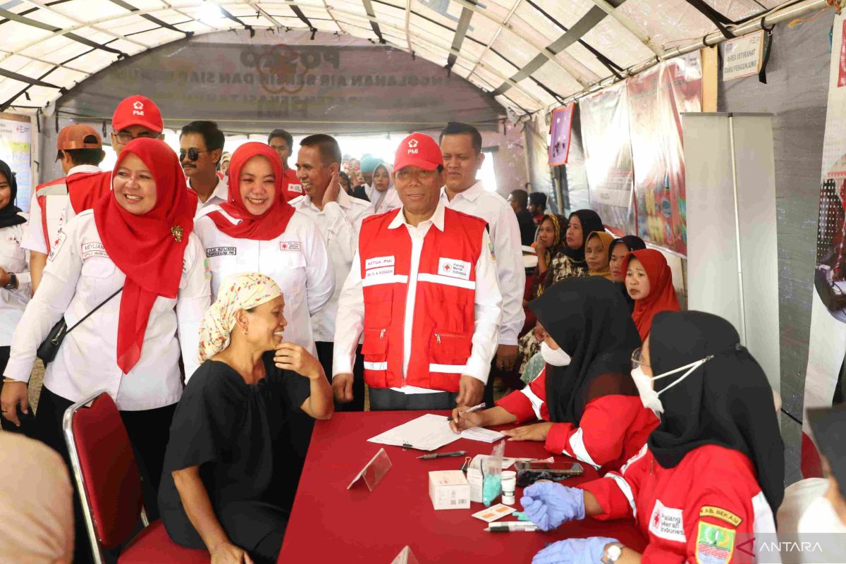 PMI Kabupaten Bekasi gelar aksi kemanusiaan peringati HUT ke-79 di posko WASH