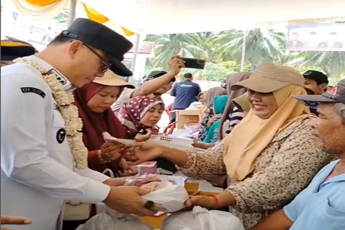 Pasar Pasar Murah di Karang Agung Ilir Banyuasin