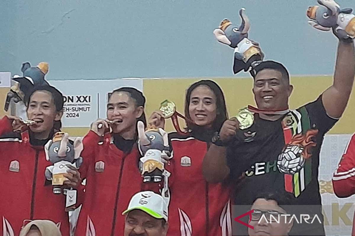 Sulsel dan Jateng juara umum bersama sepak takraw PON XXI