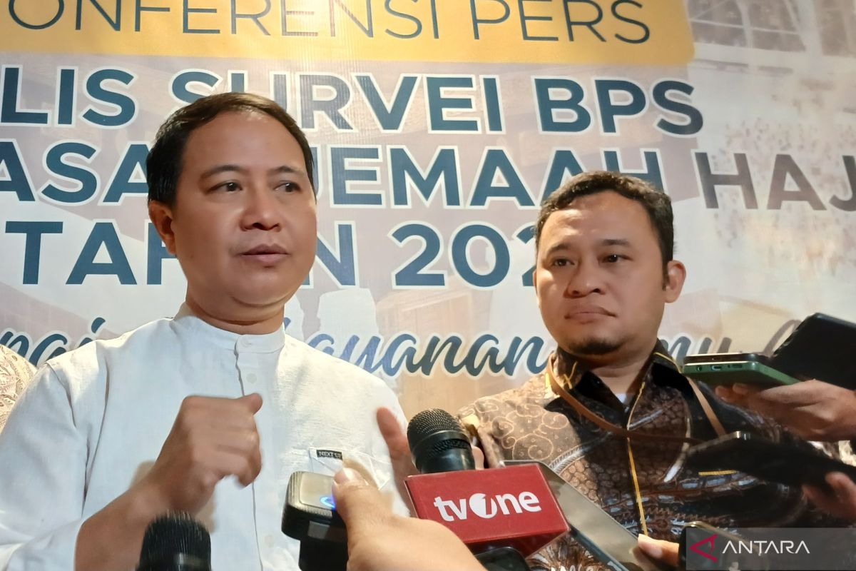 BPS: Indeks kepuasan jamaah haji 2024 sangat memuaskan capai 88,20