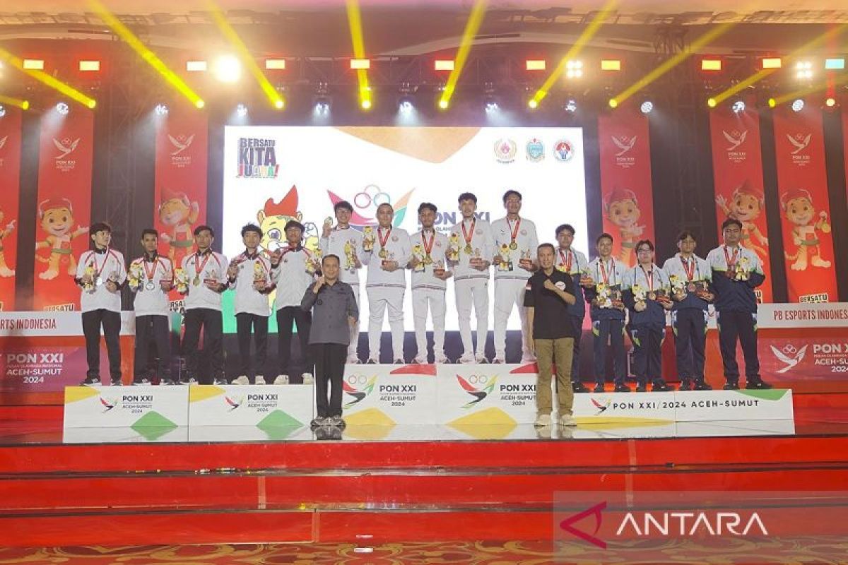 Hasil akhir esport PON XXI: Jakarta juara umum