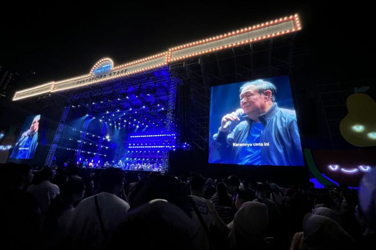 SBY tampil memikat di Pestapora 2024, gandeng sejumlah musisi