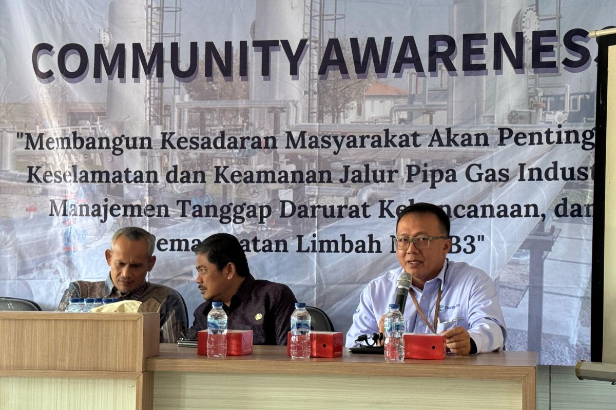 Chandra Asri gelar sosialisasi keselamatan jalur pipa gas di Kota Cilegon