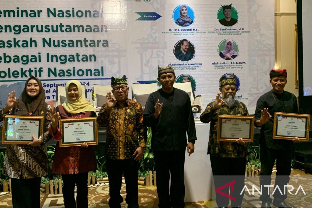 Perpustakaan Nasional tetapkan Lontar Sritanjung sebagai 