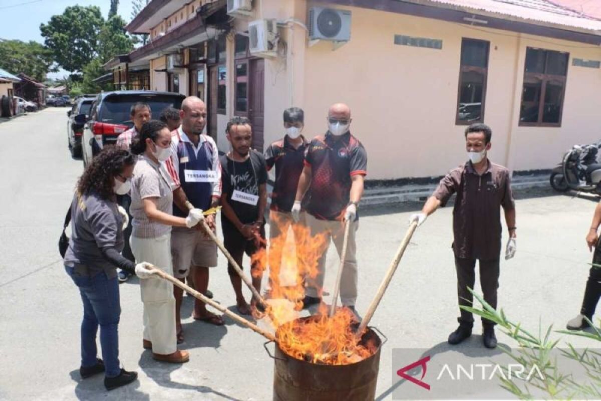 Polisi imbau warga kampung hindari penyalahgunaan narkoba