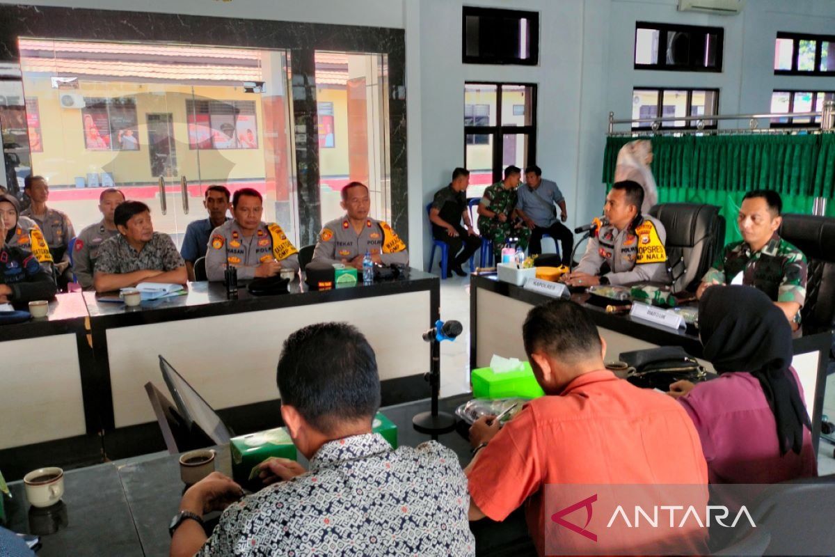 Ratusan personel Polres Rejang Lebong amankan pengundian nomor urut