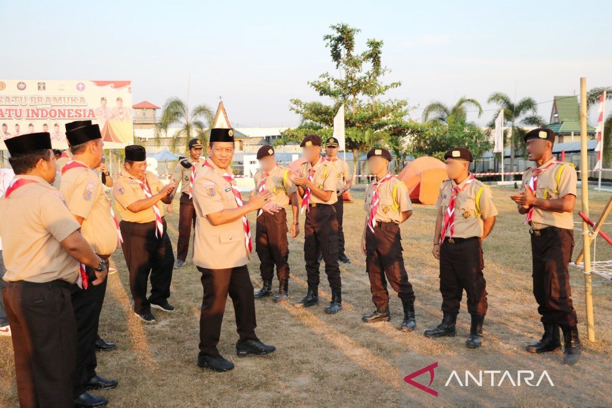 Kemenkumham Kalsel adakan perkemahan Pramuka untuk warga binaan